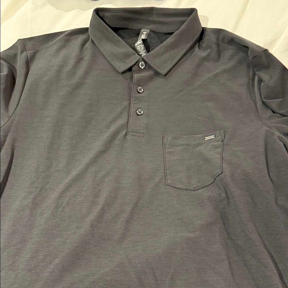 Vuori Charcoal Polo Shirt